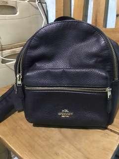 Coach mini bagpack auth