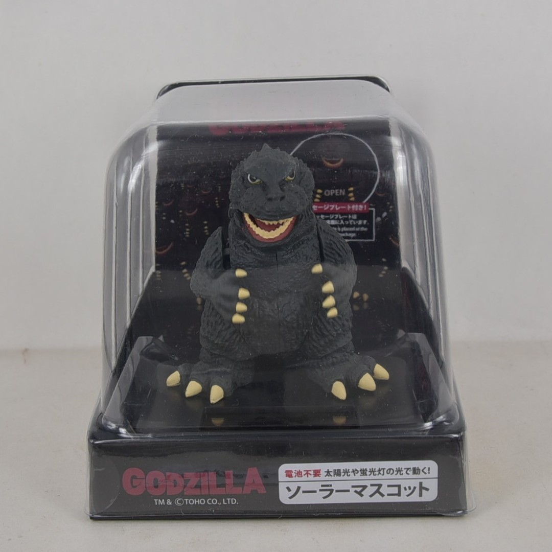 (全新送多個牌) Godzilla Solar Mascot 太陽能搖擺座 (日版) - 哥斯拉 對 金鋼 怪獸 店鋪裝飾 裝飾 禮物 ...