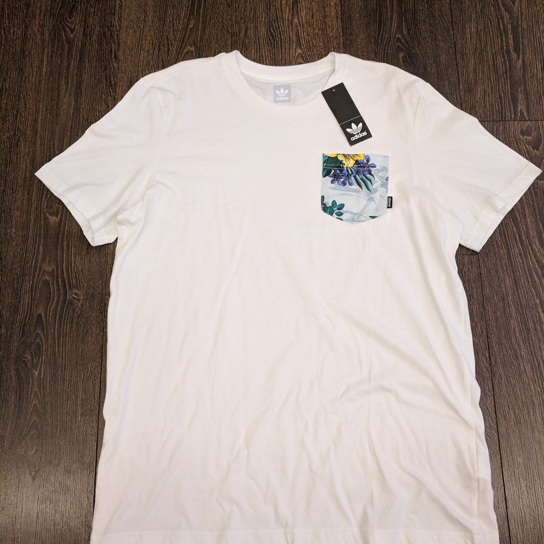 adidas mens floral shirt