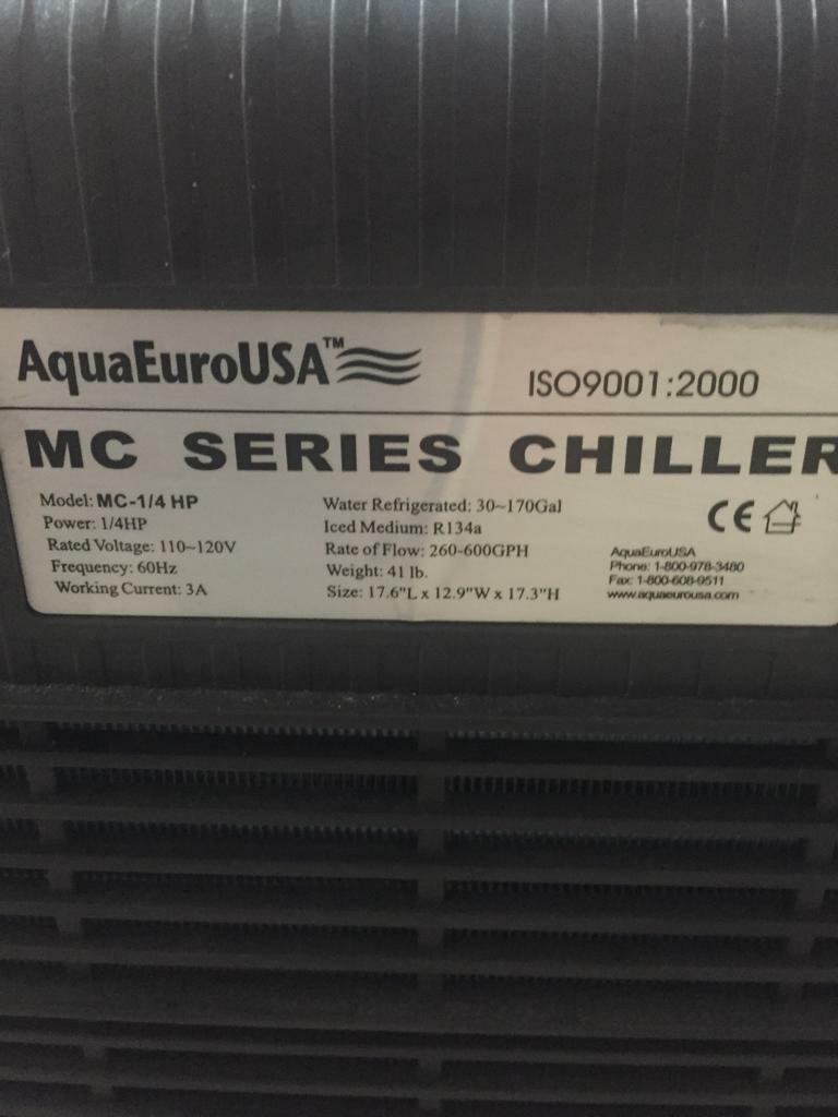 Aquarium Chiller AquaEuroUSA, Pet Supplies, Homes & Other Pet