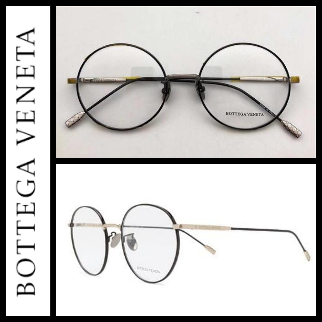 Bottega Veneta Bicolor Titanium Glasses (Frames)