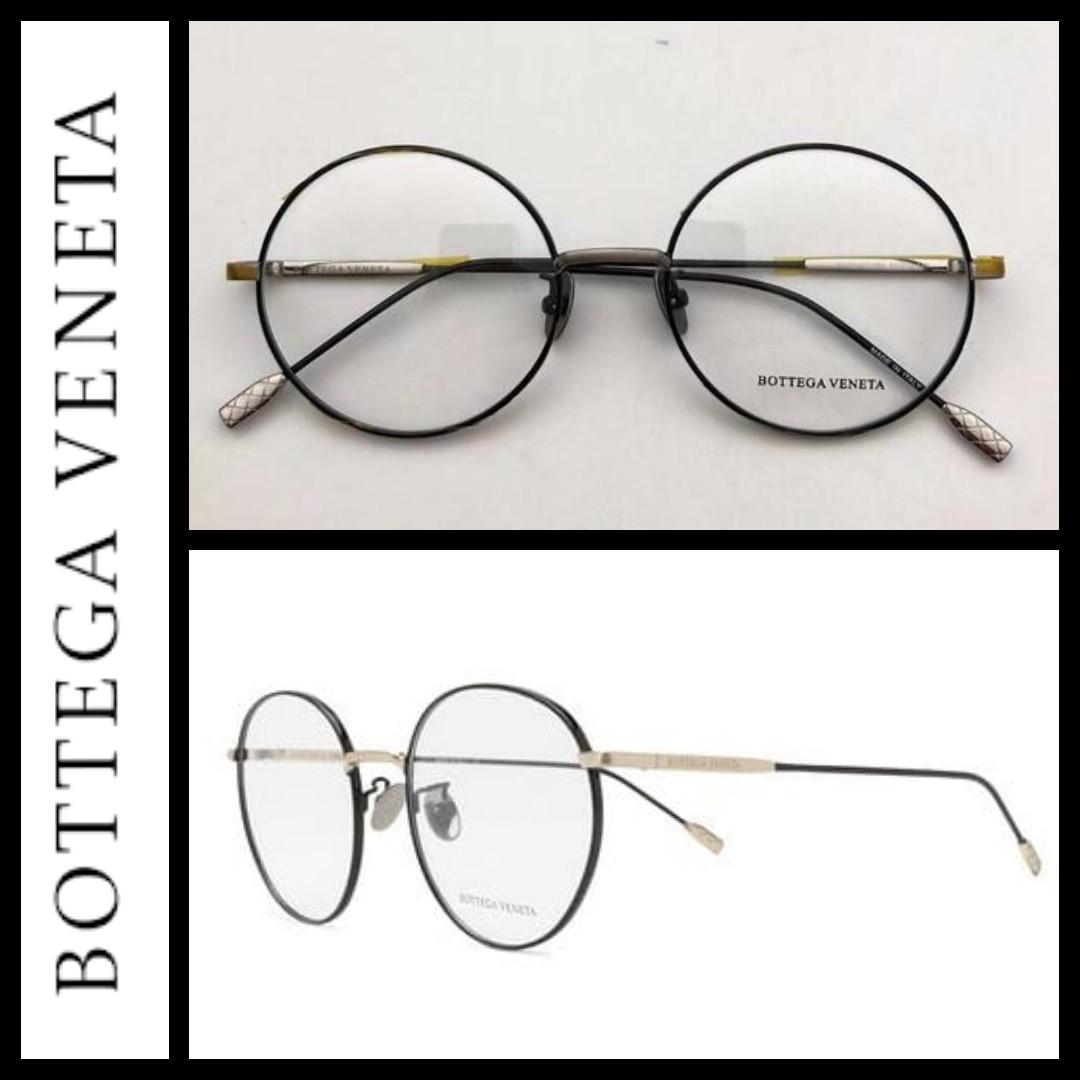 Bottega Veneta Silver Titanium Glasses (Frames) main image 1