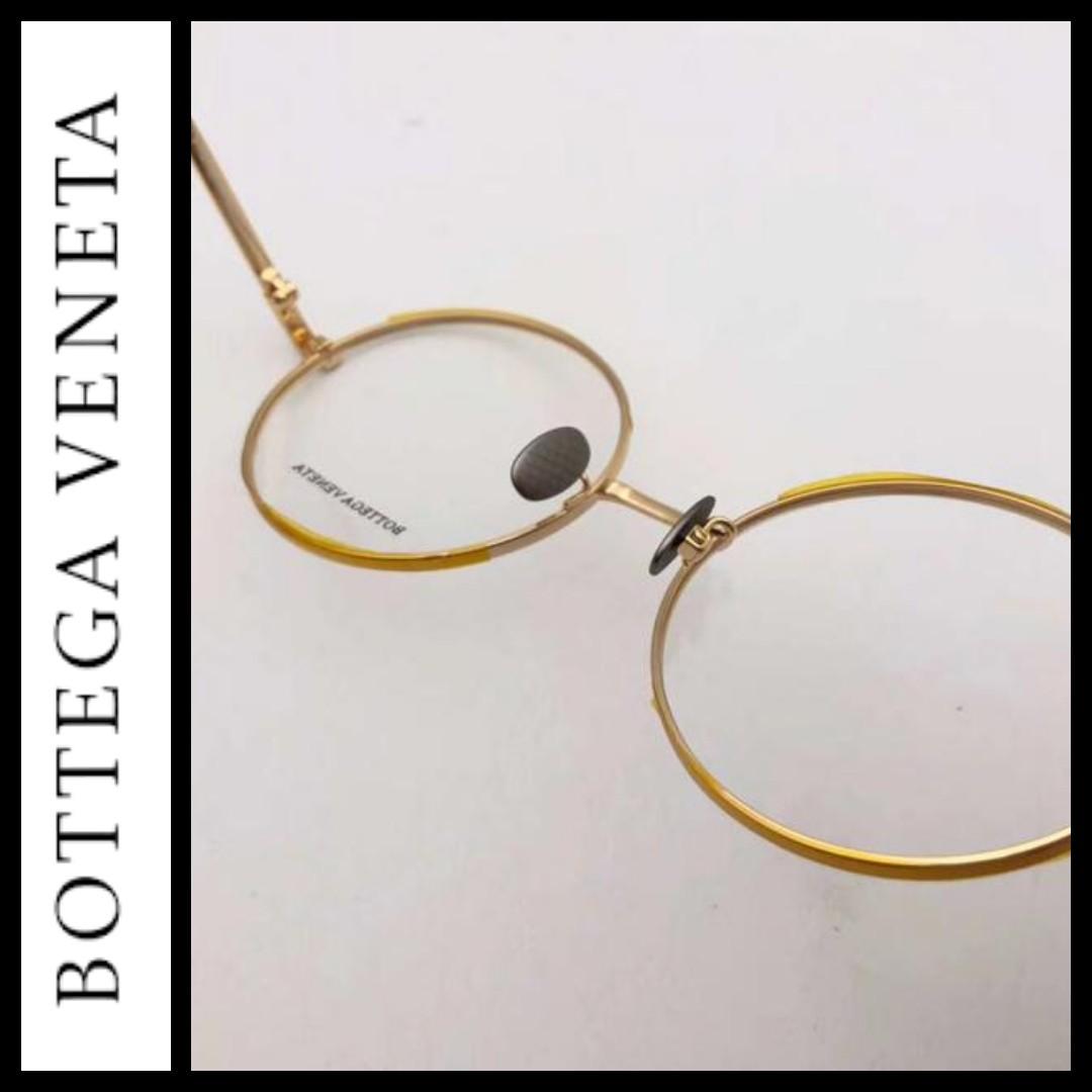 Bottega Veneta Silver Titanium Glasses (Frames)