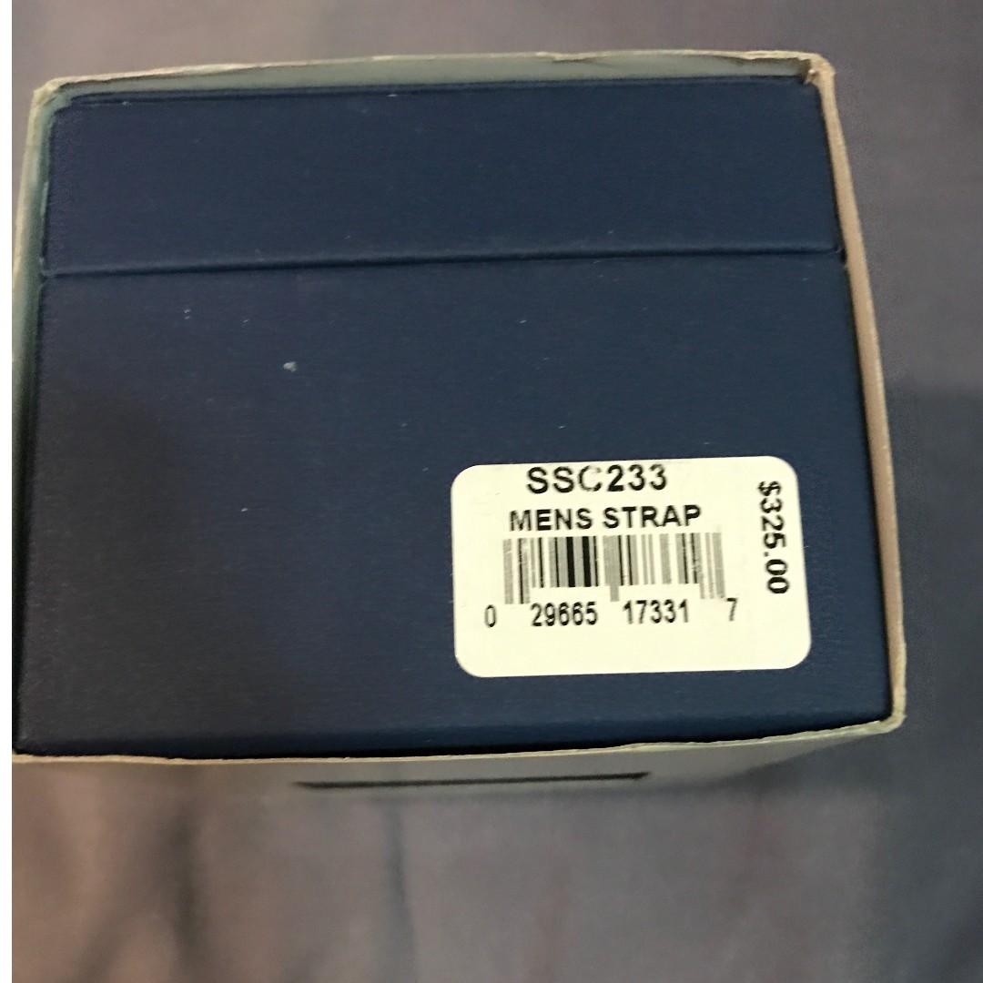 Brand new Seiko Men s Black Ion Finish Watch SSC233 see price