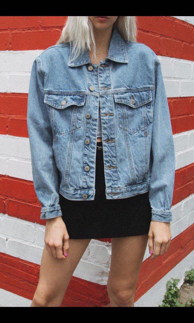 Brandy melville kaylee denim jacket discount