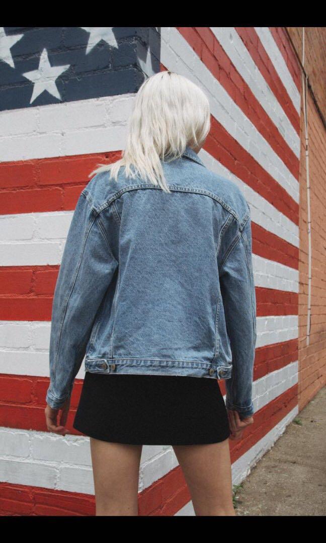 Brandy Melville Kaylee Denim Jacket Women s Fashion Coats