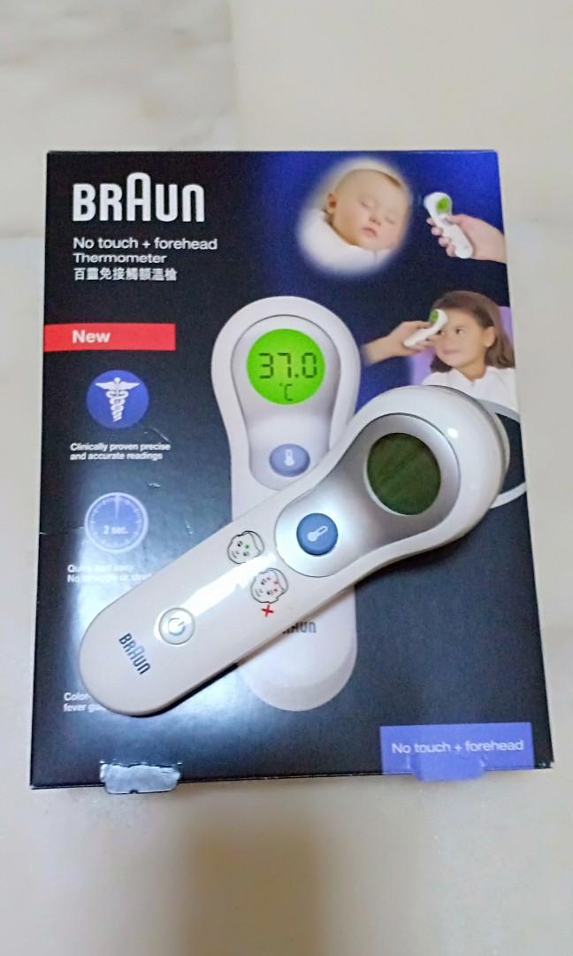 BRAUN NO TOUCH + FOREHEAD THERMOMETER, Health & Nutrition, Thermometers