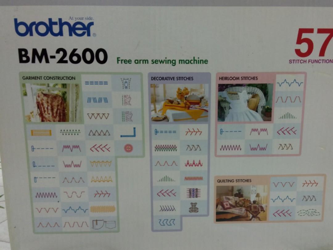 Brother BM2600 sewing machine, TV & Home Appliances, Washing Machines