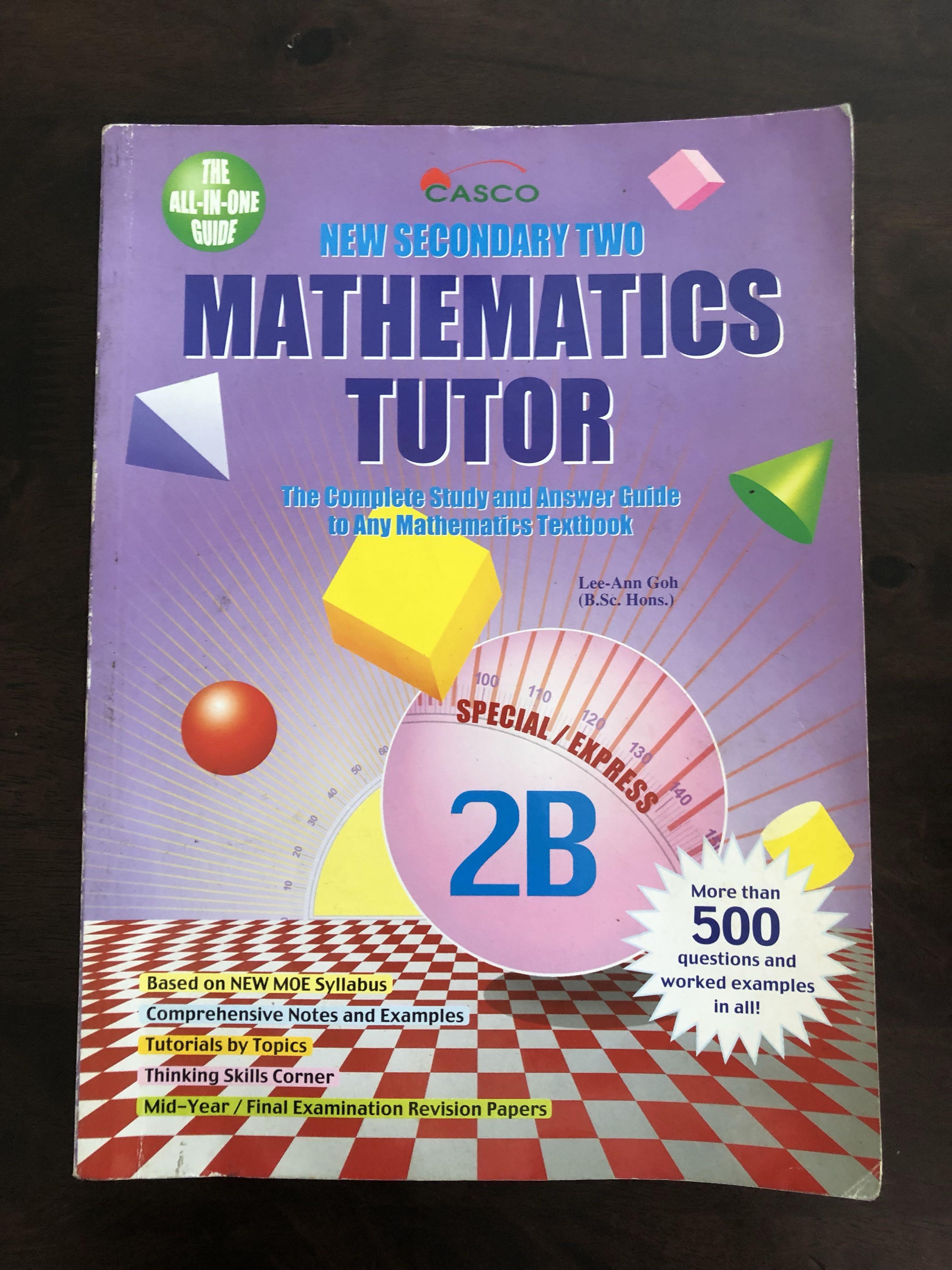 Casco Mathematics Tutor 2b Books Stationery Textbooks