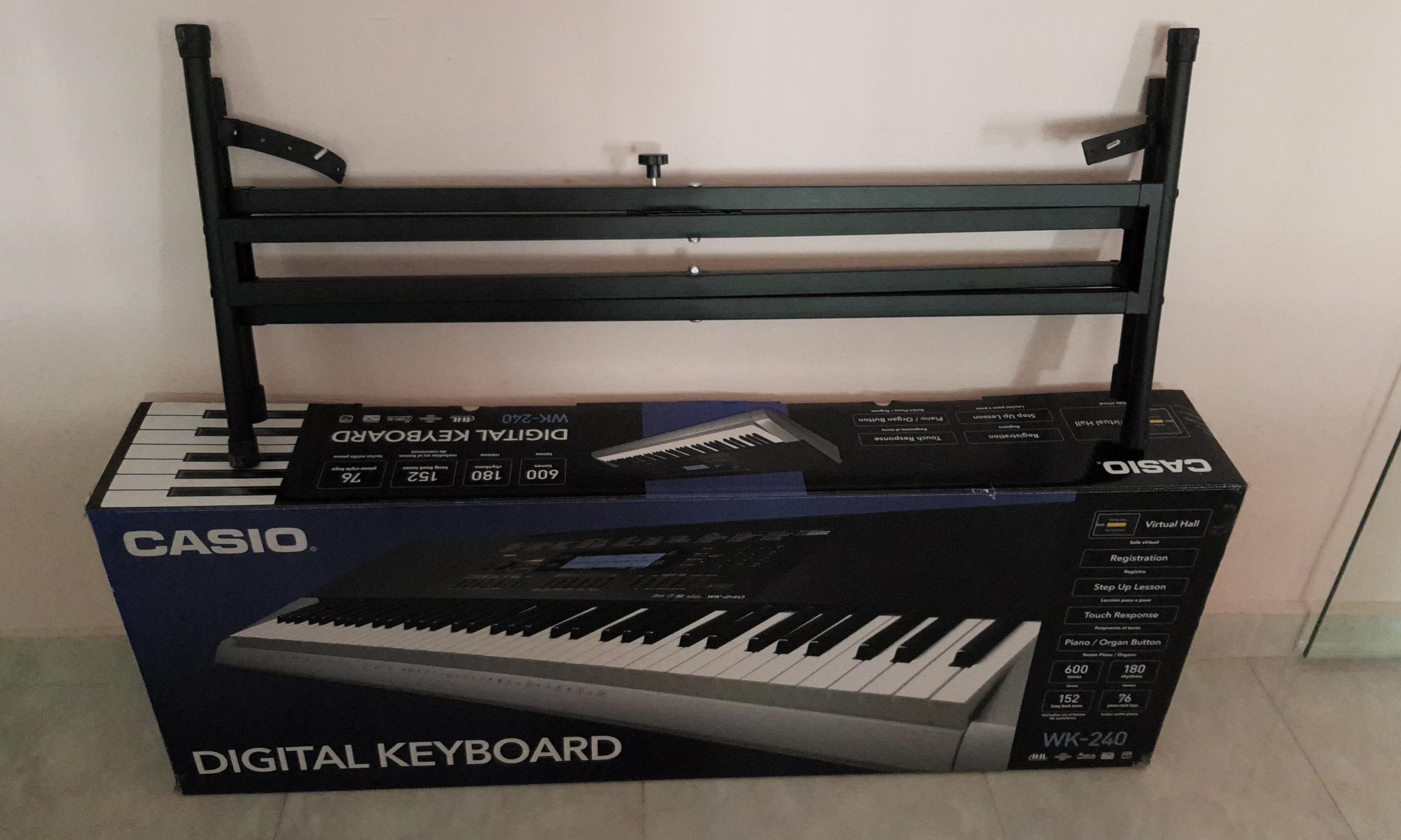 Casio wk 240 shop weighted keys