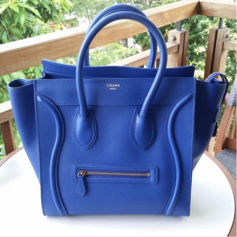 royal blue celine bag