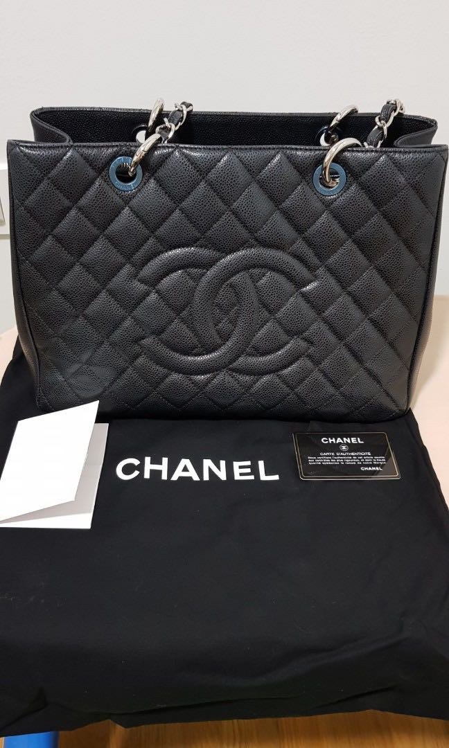 Chanel GST Cavier Bag SHW, Luxury, Bags & Wallets on Carousell