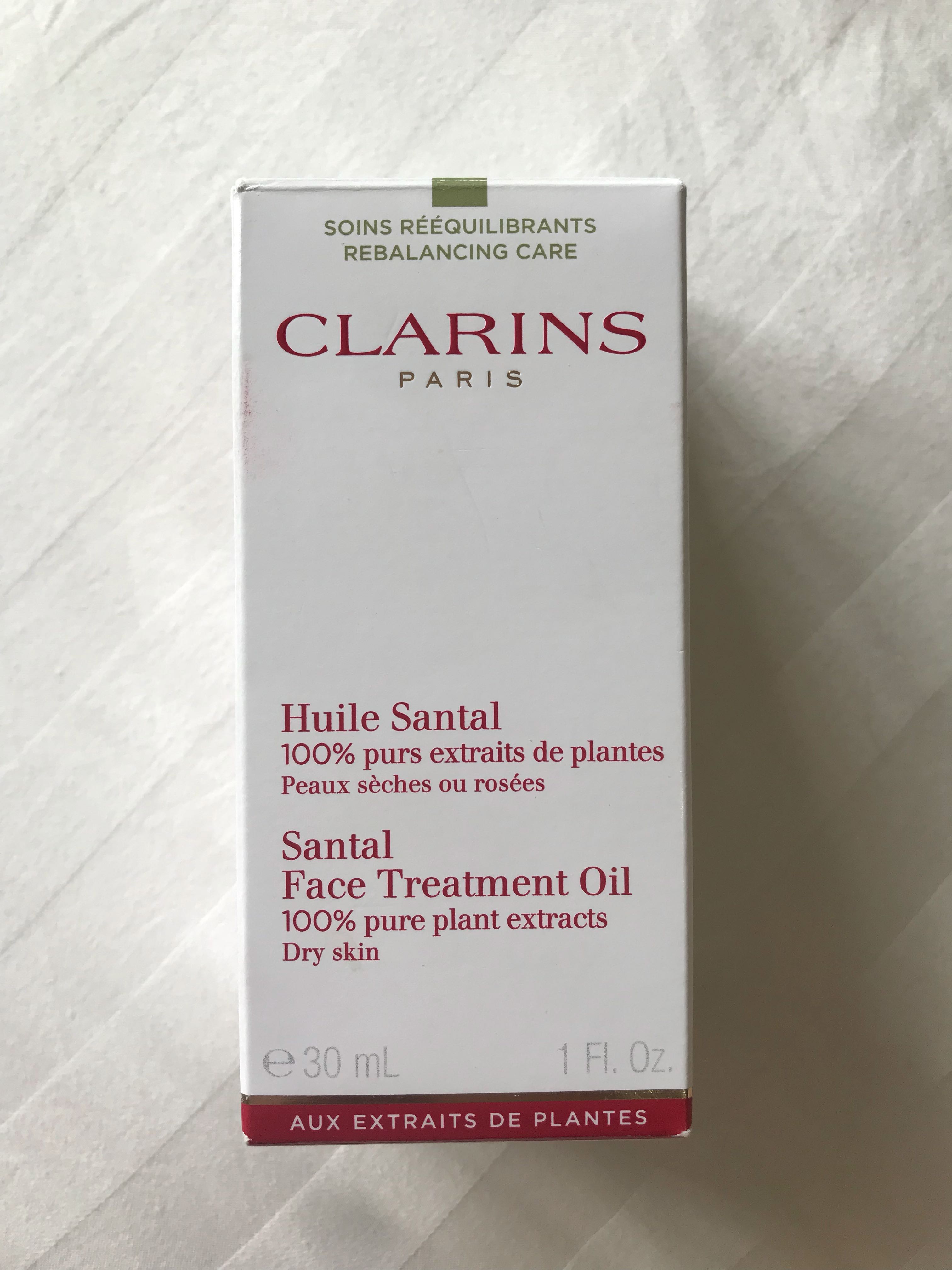 Santal Face Treatment Oil for Dry Skin