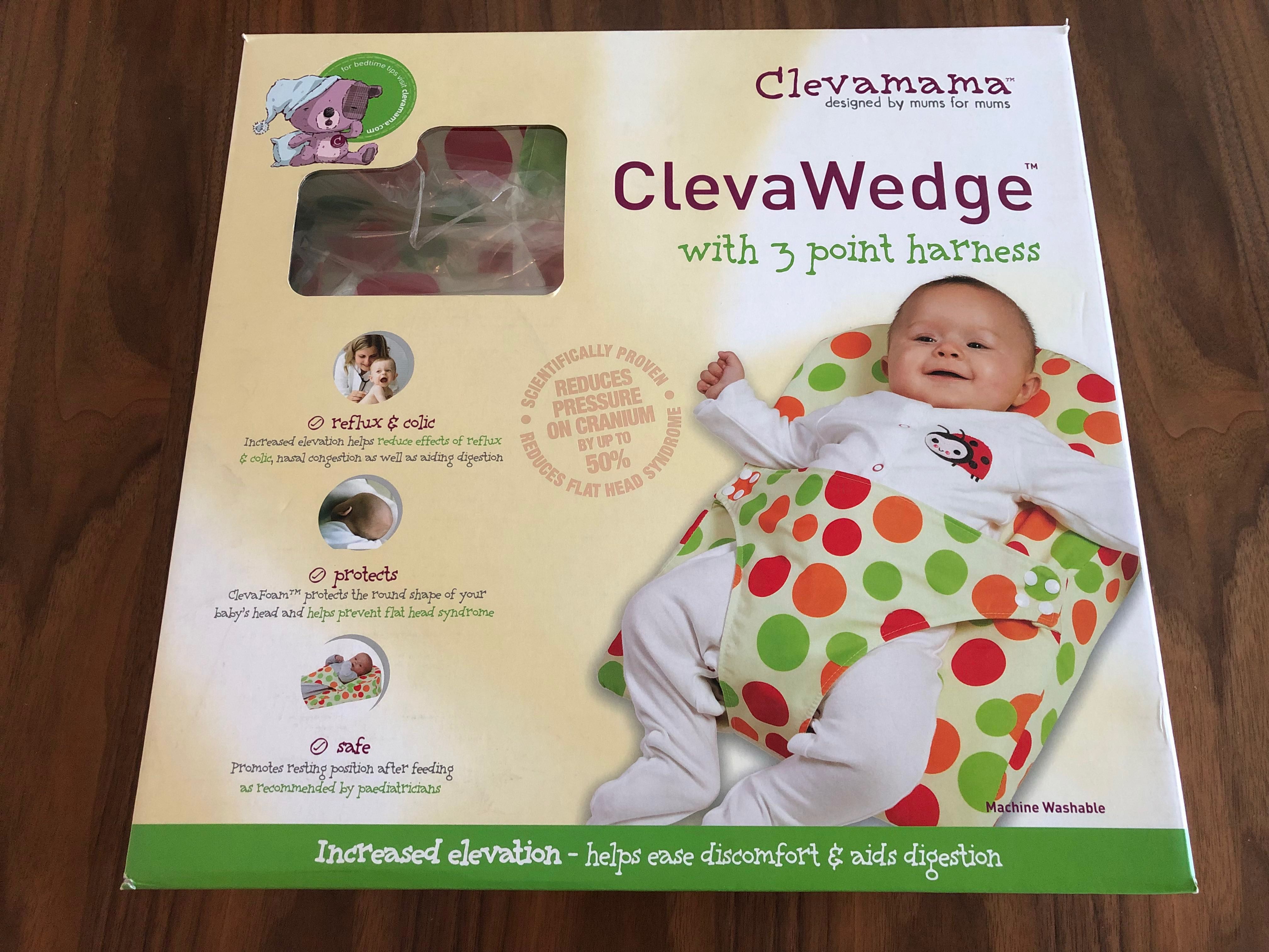 Clevamama ClevaWedge Incline pillow for colic and reflux Babies