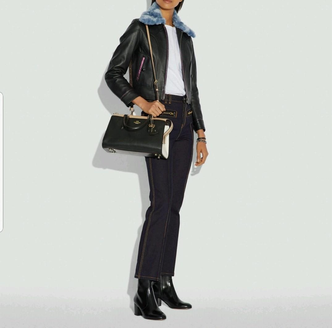 Selena bond bag in colorblock hotsell