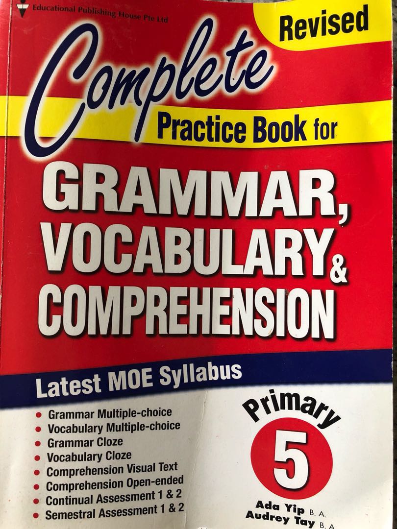 Complete Practice Book for Grammar, Vocabulary and Comprehension P5