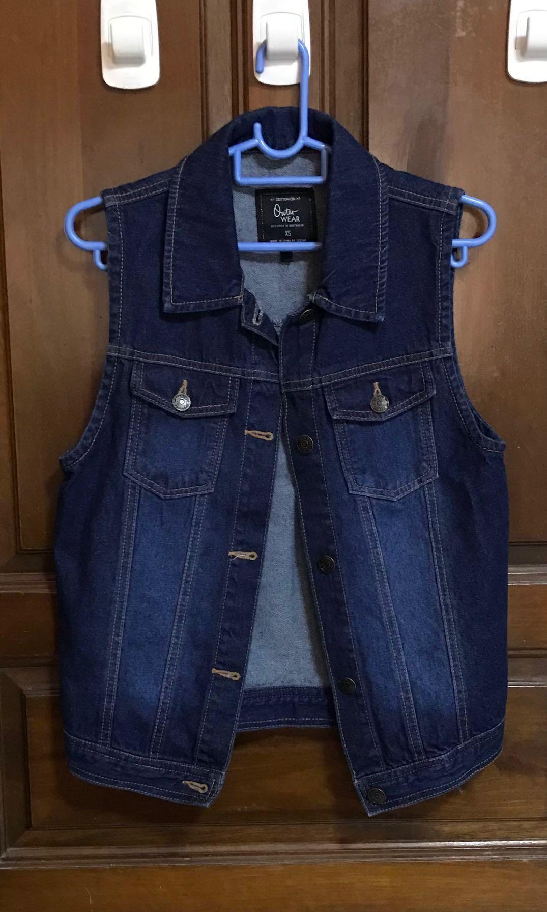 Denim Vest / Cotton On, Women's Fashion, Coats, Jackets and Outerwear