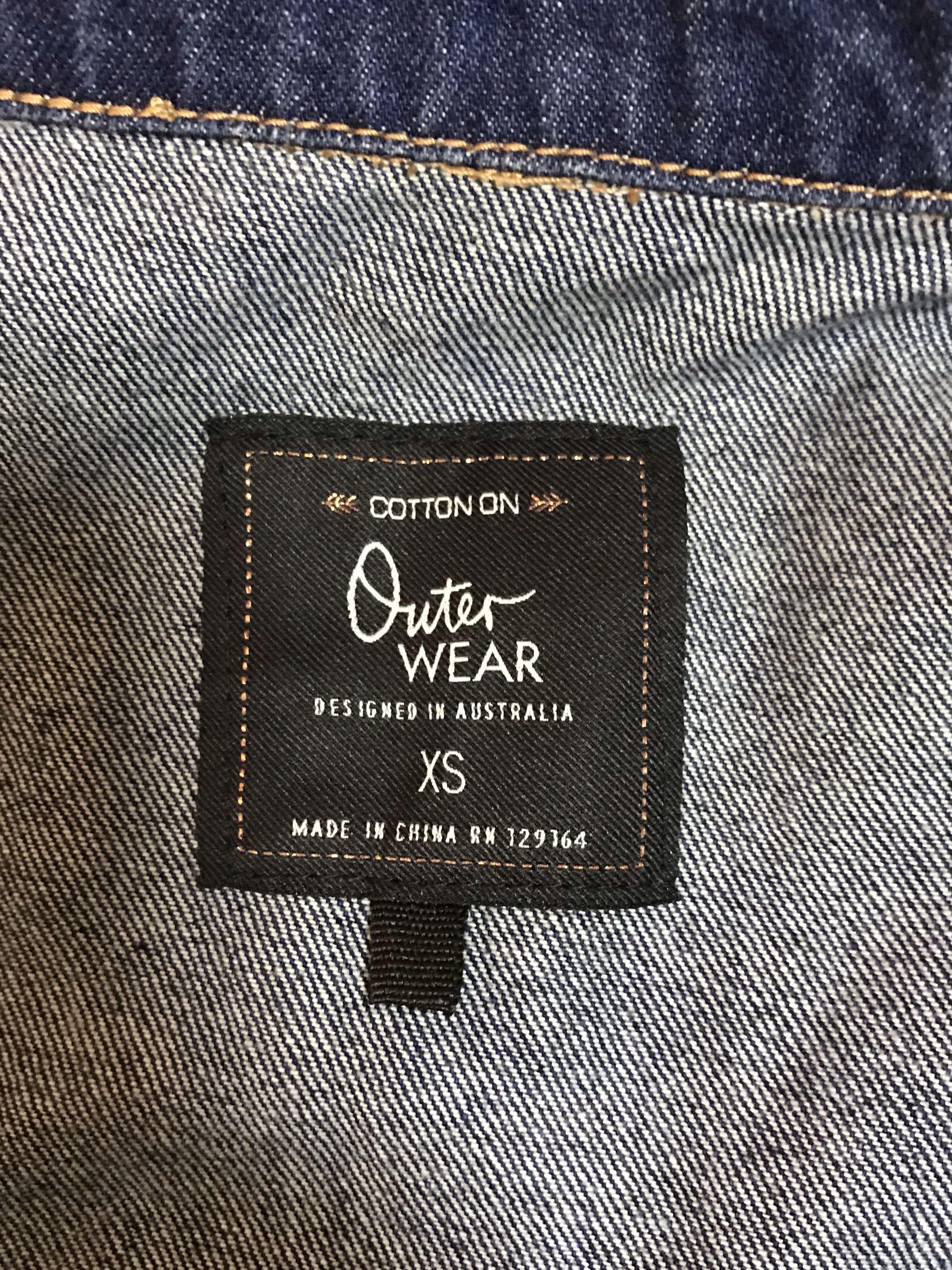 Denim Vest / Cotton On, Women's Fashion, Coats, Jackets and Outerwear