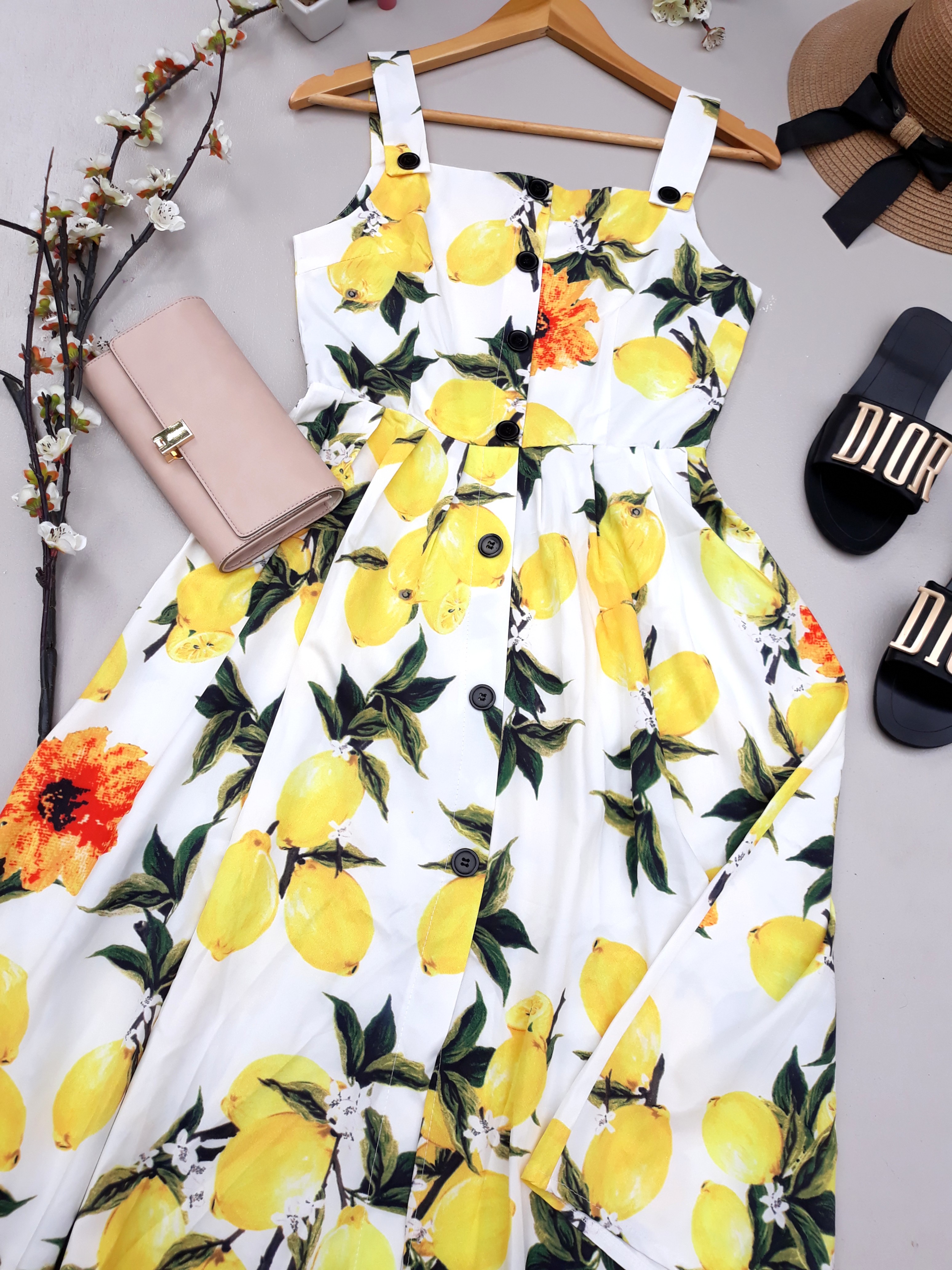 D&g lemon dress discount