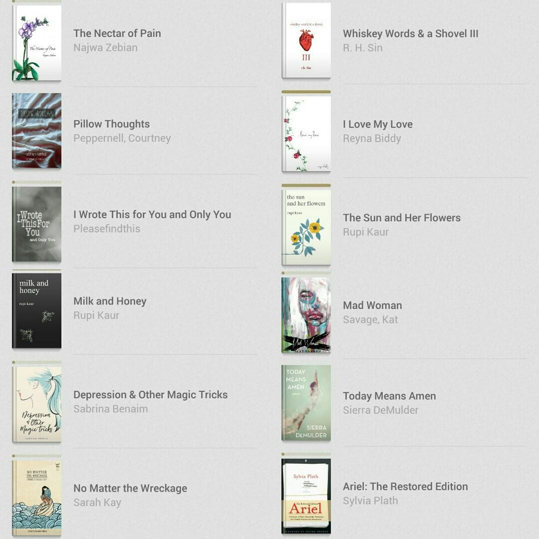 Ebook Poetry Book Collection Buku Alat Tulis Buku Di Carousell