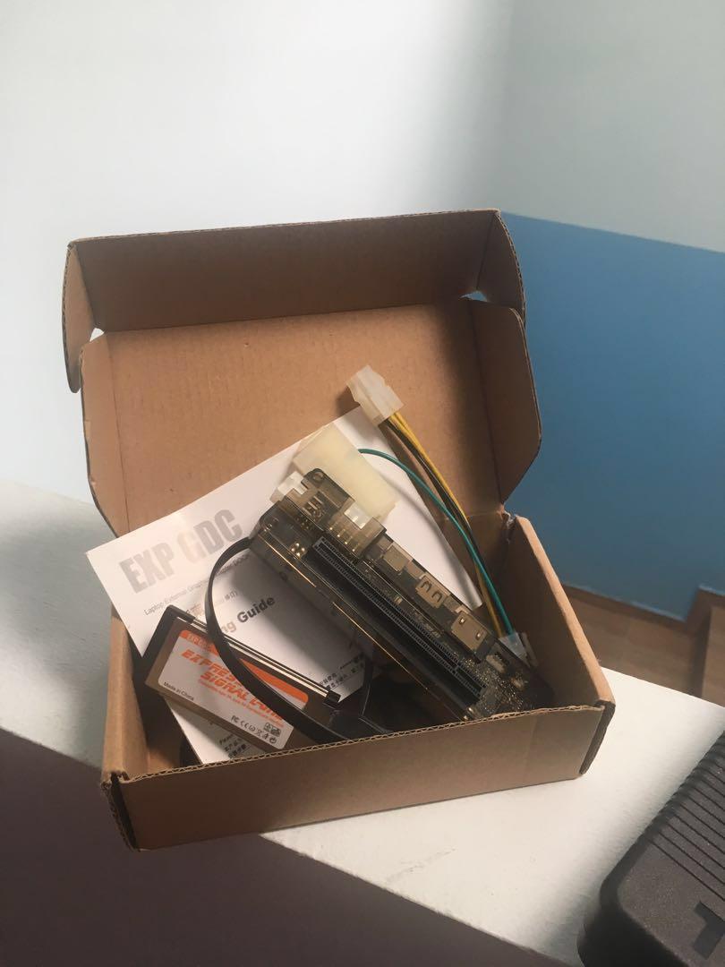 EXP GDC 8.5C eGPU adapter (ExpressCard) + Dell DA2 220W PSU (EGPU