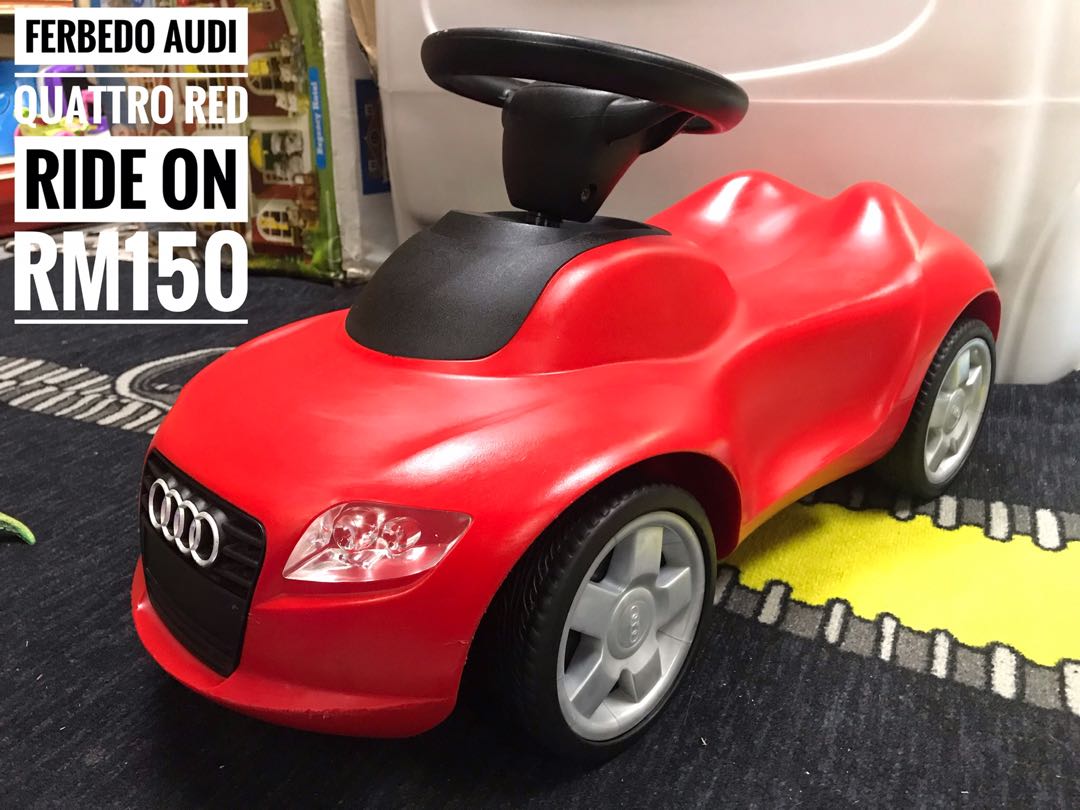audi ride on push car