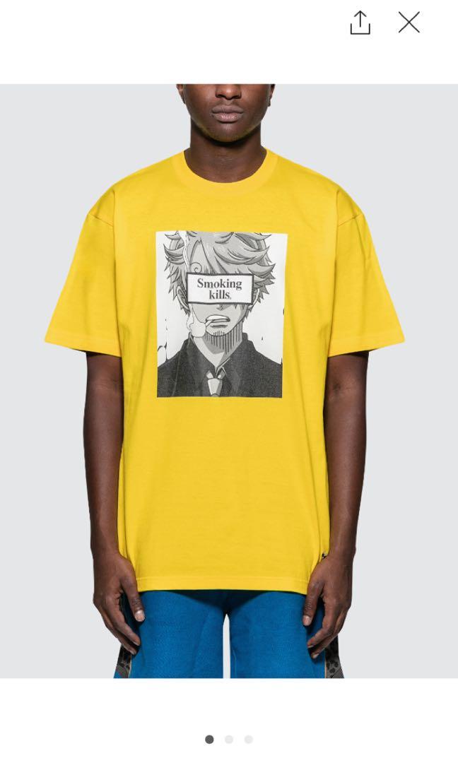 Fr2 X One Piece Sanji Smoking Tee Men S Fashion Tops Sets Tshirts Polo Shirts On Carousell