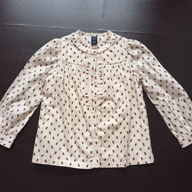 gap floral blouse