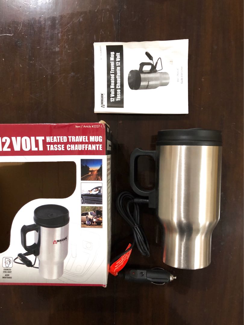 Heated Travel Mug, Auto Accessories on Carousell