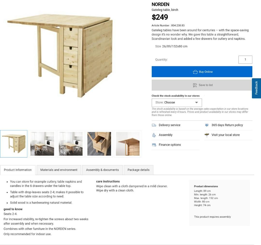 Get Wallpaper Ikea Foldable Table Painted Denim Wash In French Beach Style Furniture Tables Chairs On Carousell Desktop Wallpaper