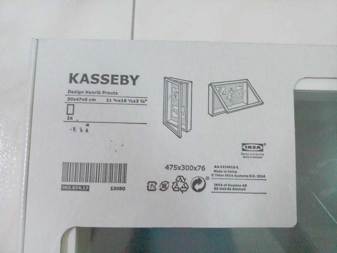 IKEA KASSEBY Display Shadow Box, White, Furniture & Home Living, Home