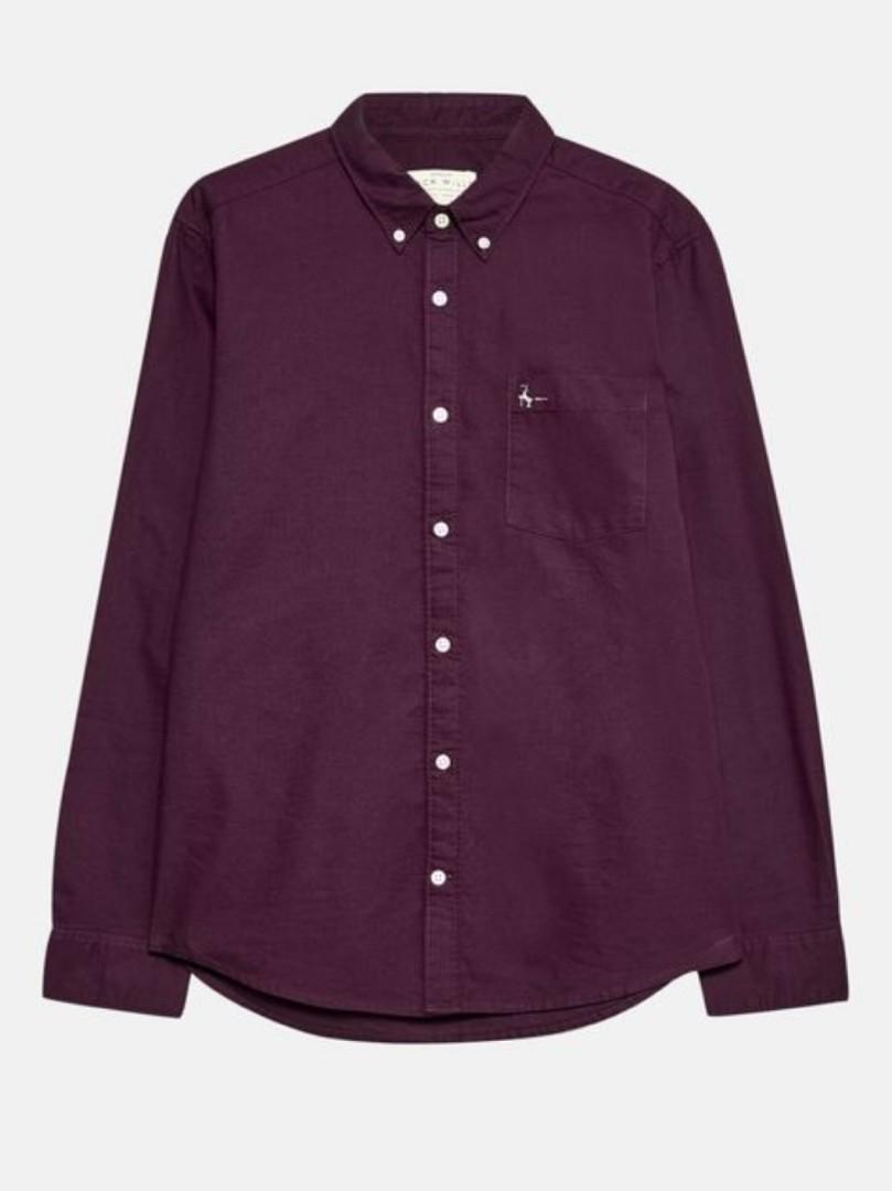 wadsworth slim fit plain oxford shirt