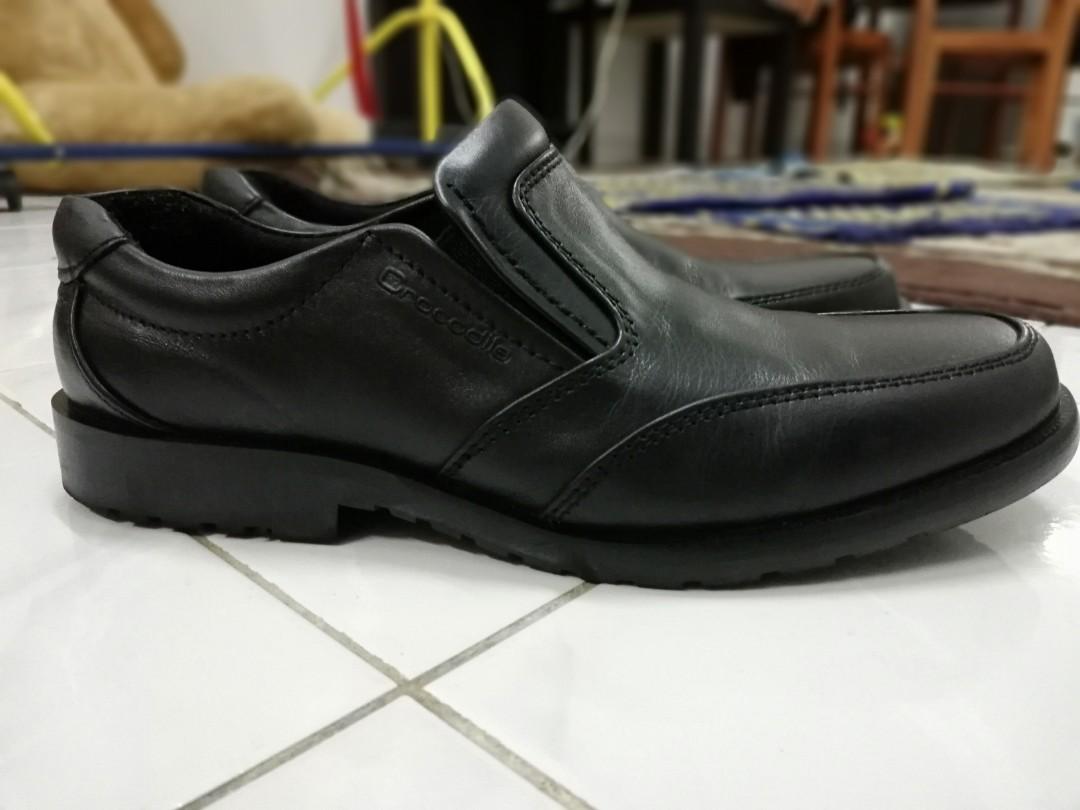 Louis Cuppers Kasut Formal Hitam Slip On Bussiness Shoes, Men's