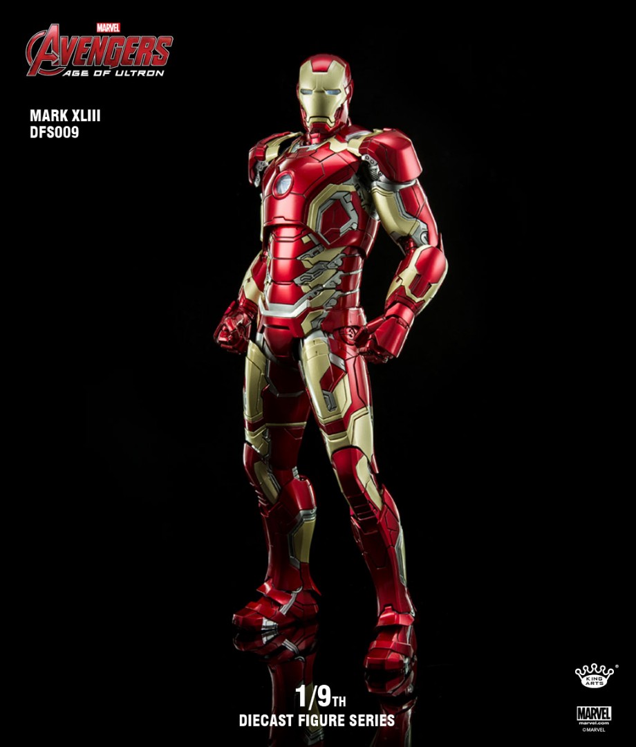9th Scale Diecast Mark 43 Iron Man 