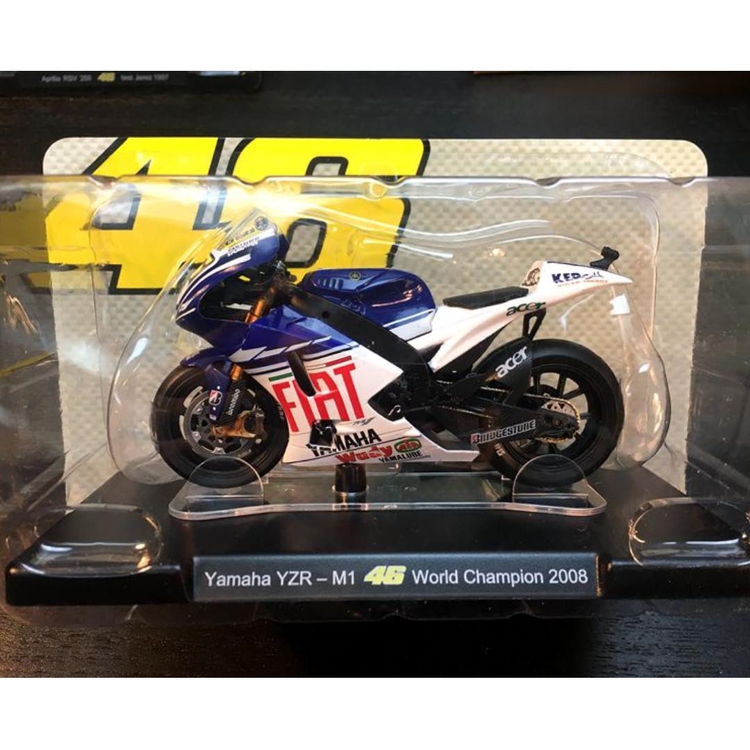 Leo 1 18 2008 Yamaha World Championship Rossi 46 MotoGP Diecast