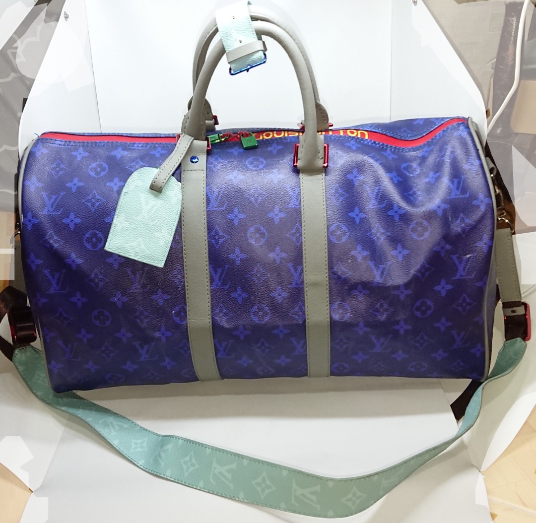 LV Louis Vuitton Keepall 45 Pacific Blue Hobbies Toys