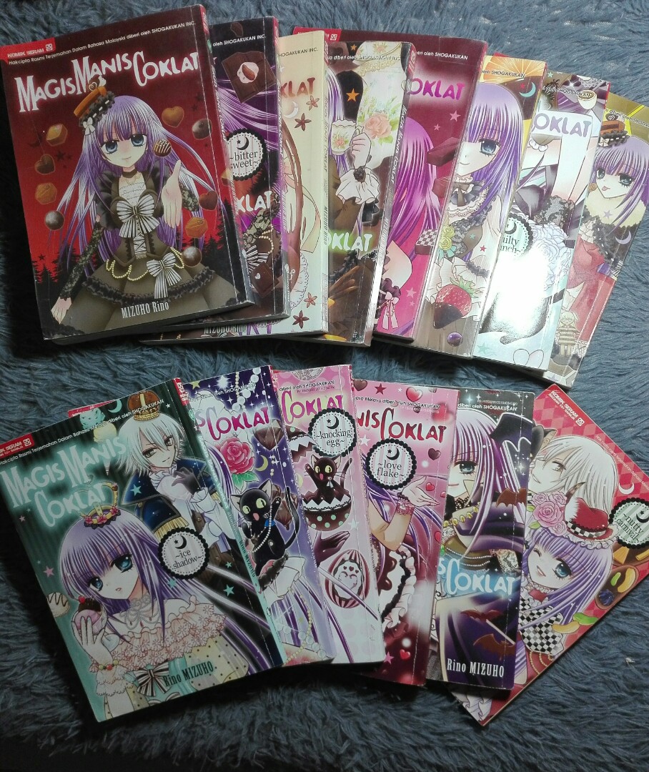 Magis Manis Coklat Komik AN Set Peralatan Tulis Komik Dan Manga