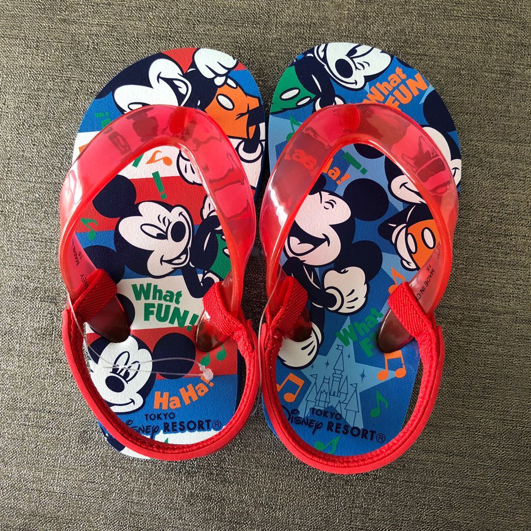 kids mickey mouse slippers