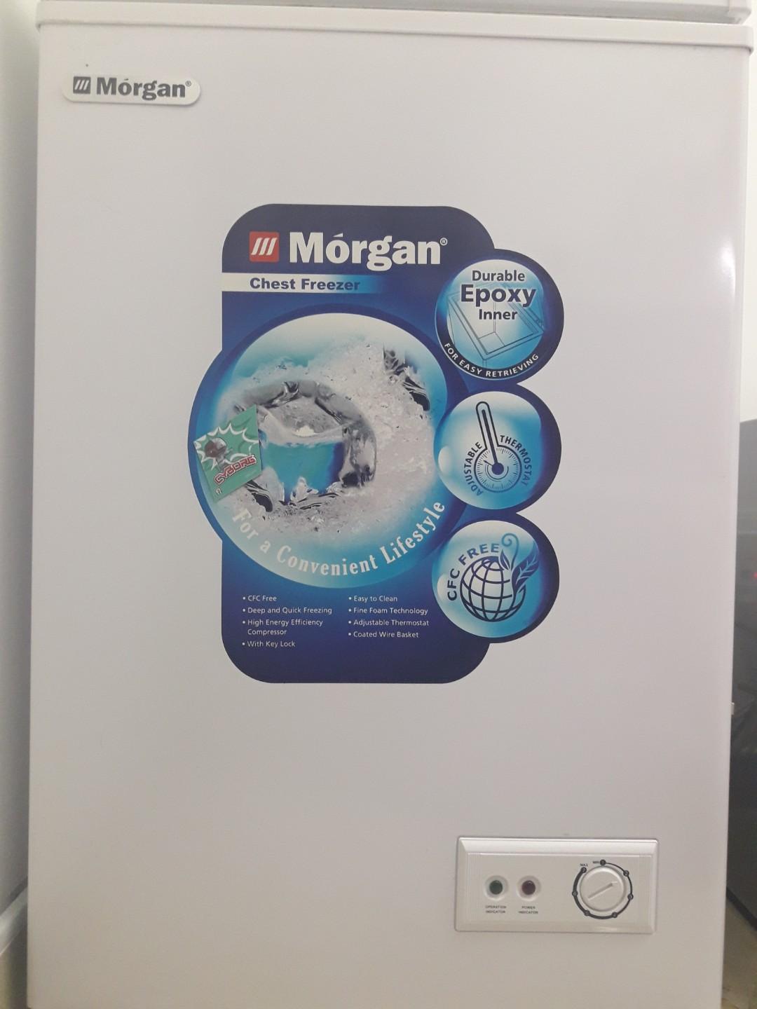 MORGAN MCF0955 80L Chest Freezer (Free Basket), Kitchen 