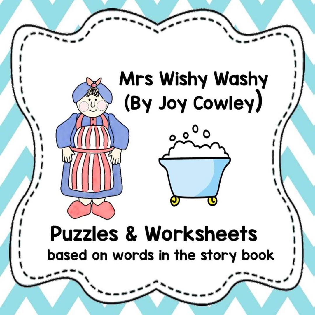 Mrs Wishy Washy Worksheet Hobbies Toys Books Magazines