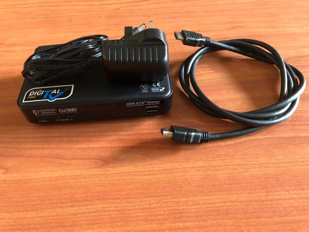 New Media Solutions Digital Set Top Box(without antennae), TV & Home