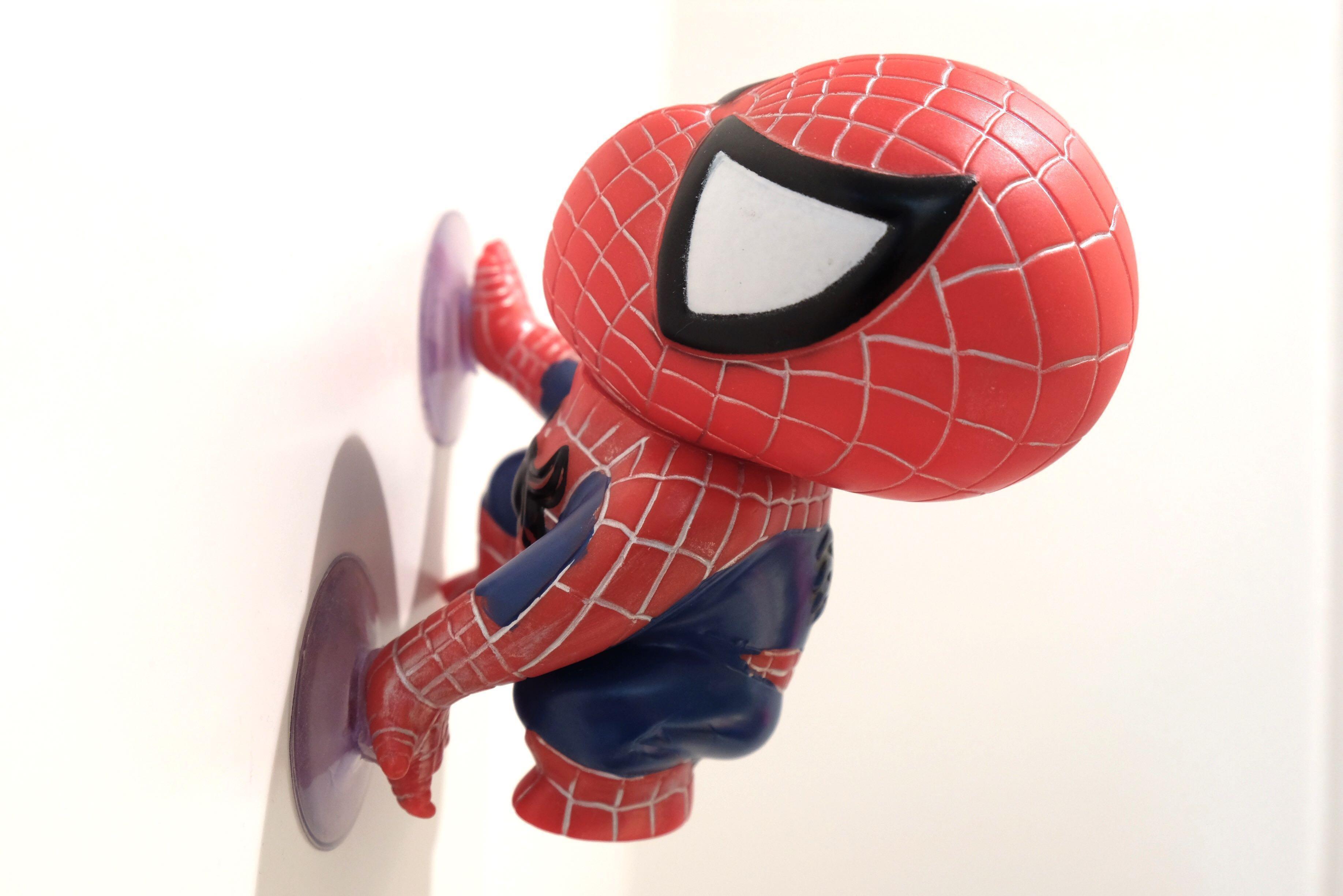 Suction cup outlet spider man
