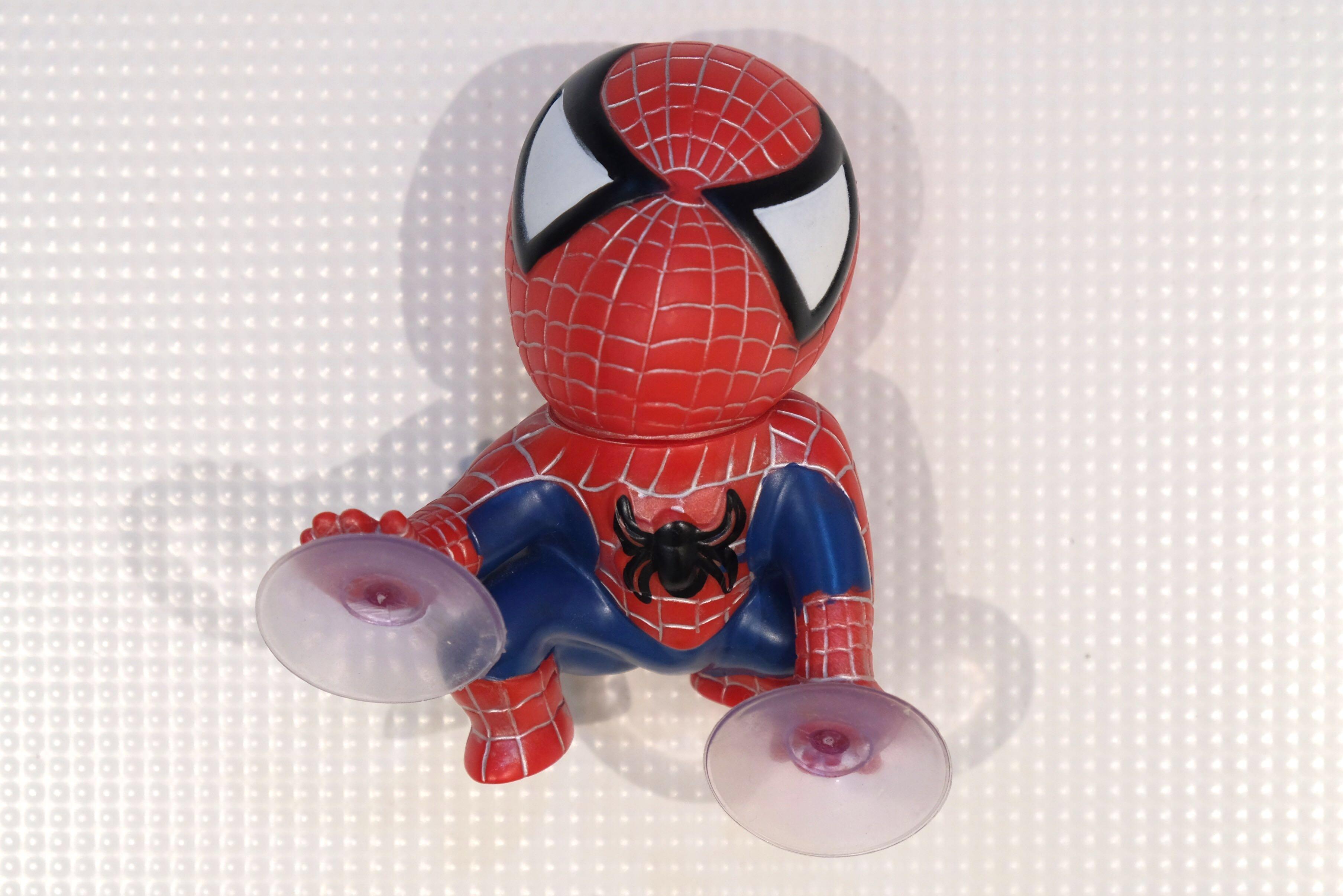 Suction cup outlet spider man