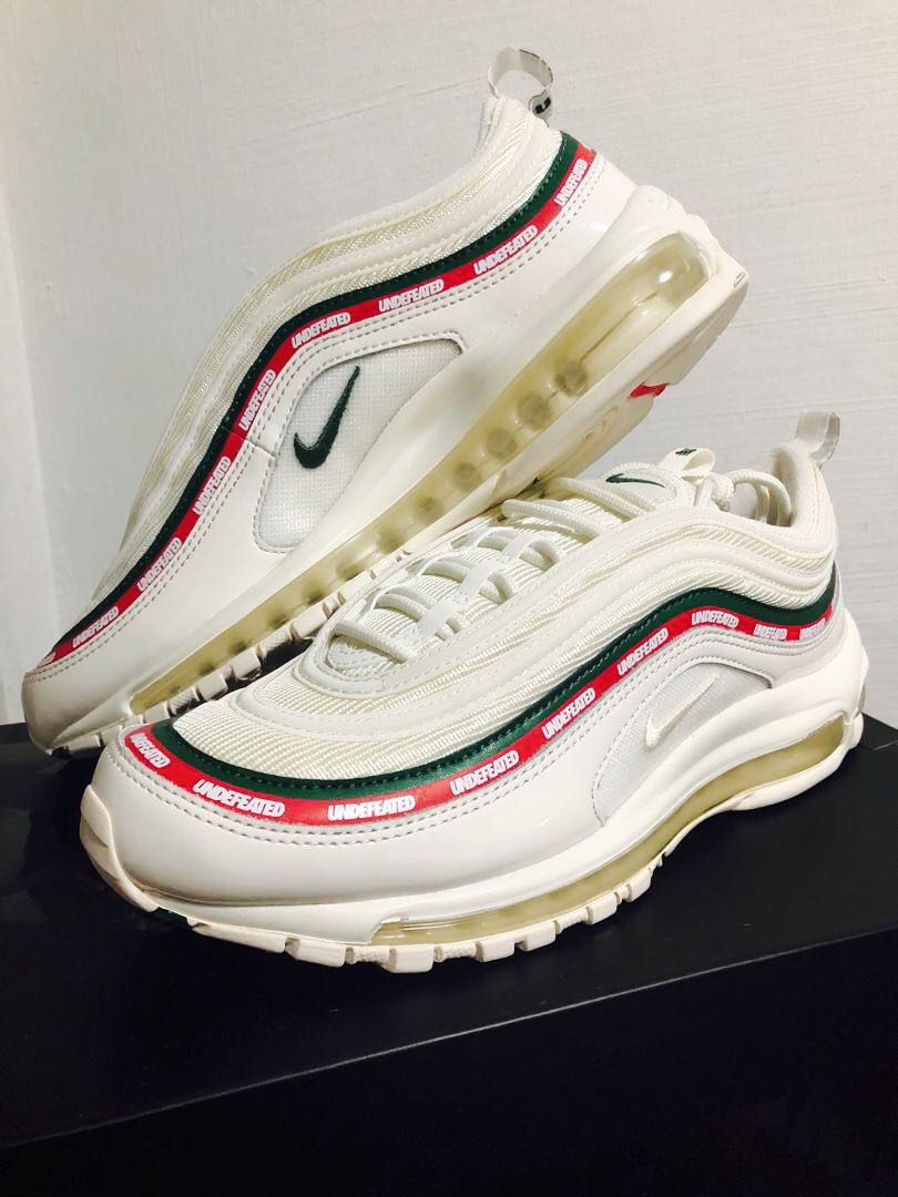 Restricciones Profesor Samuel Nike Air Max 97 OG Undefeated White US 9, Men's Fashion, Footwear, Sneakers  on Carousell