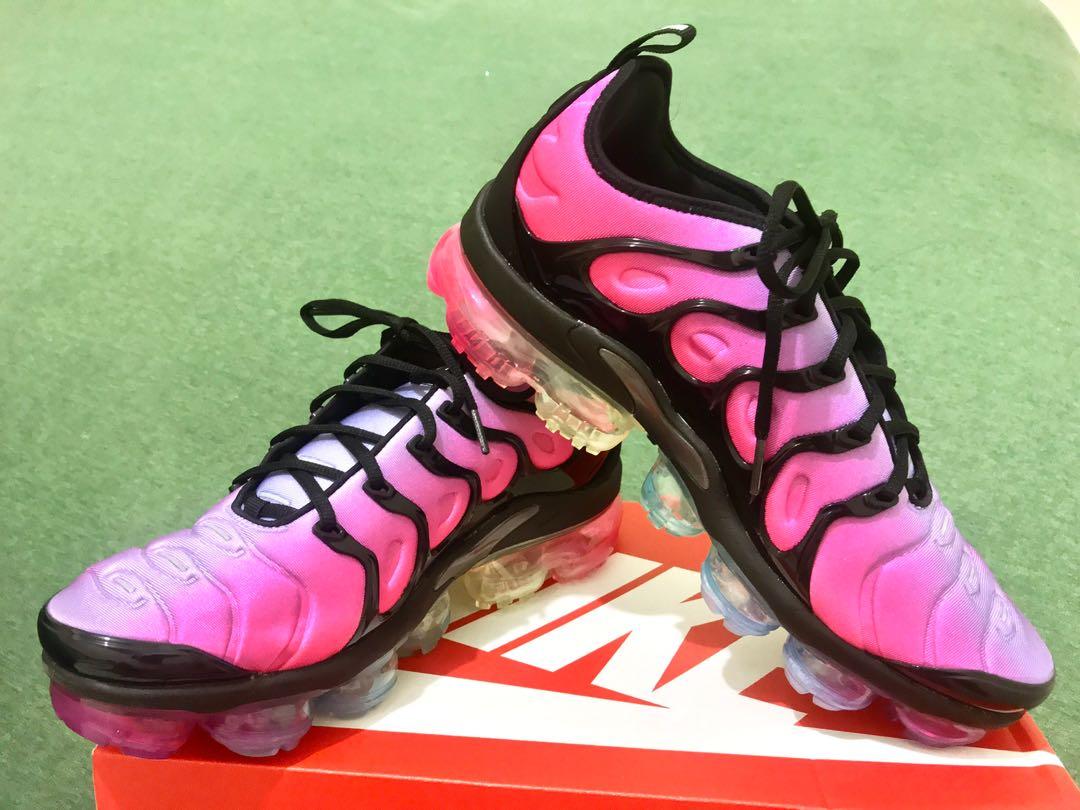 Nike vapormax plus betrue 彩虹US9, 他的時尚, 鞋, 運動鞋在旋轉拍賣