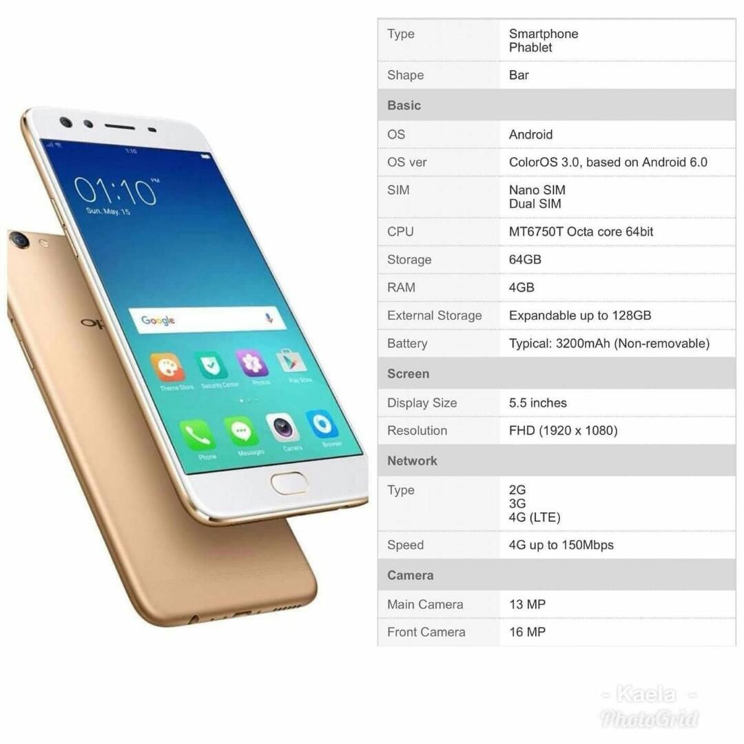 Oppo F3 17 Edition Mobile Phones Gadgets Mobile Phones Android Phones Oppo On Carousell