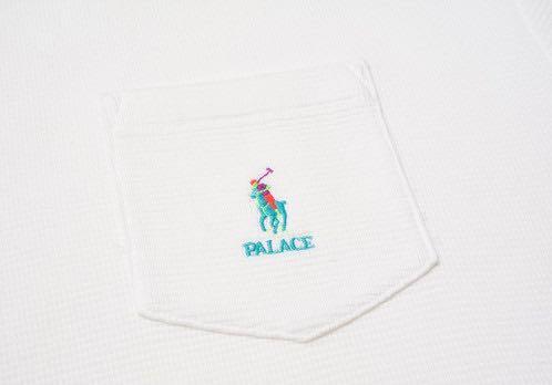 palace ralph lauren waffle pocket tee