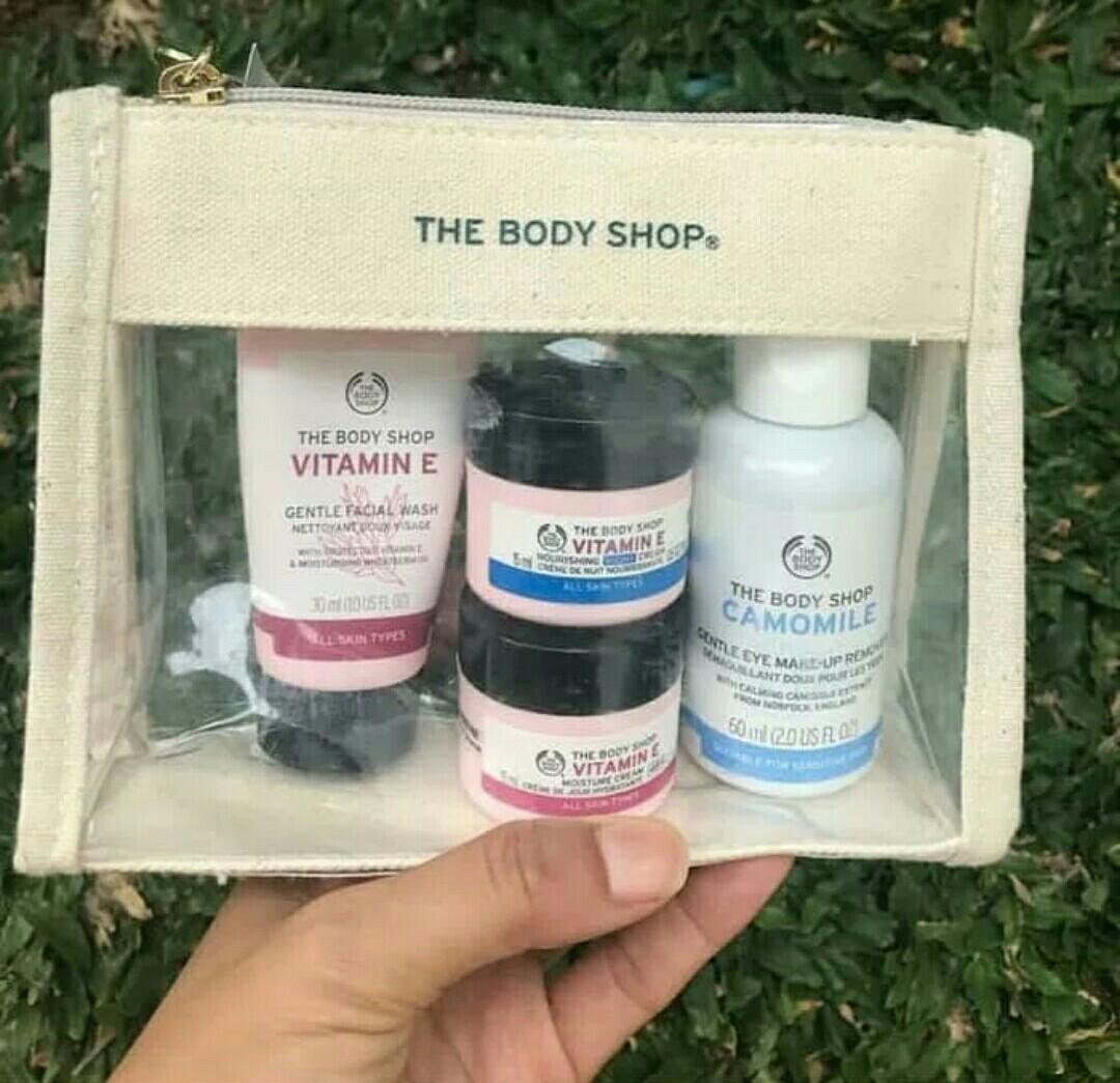 Preloved The Body Shop Paket Vitamin E Day Night Camomile