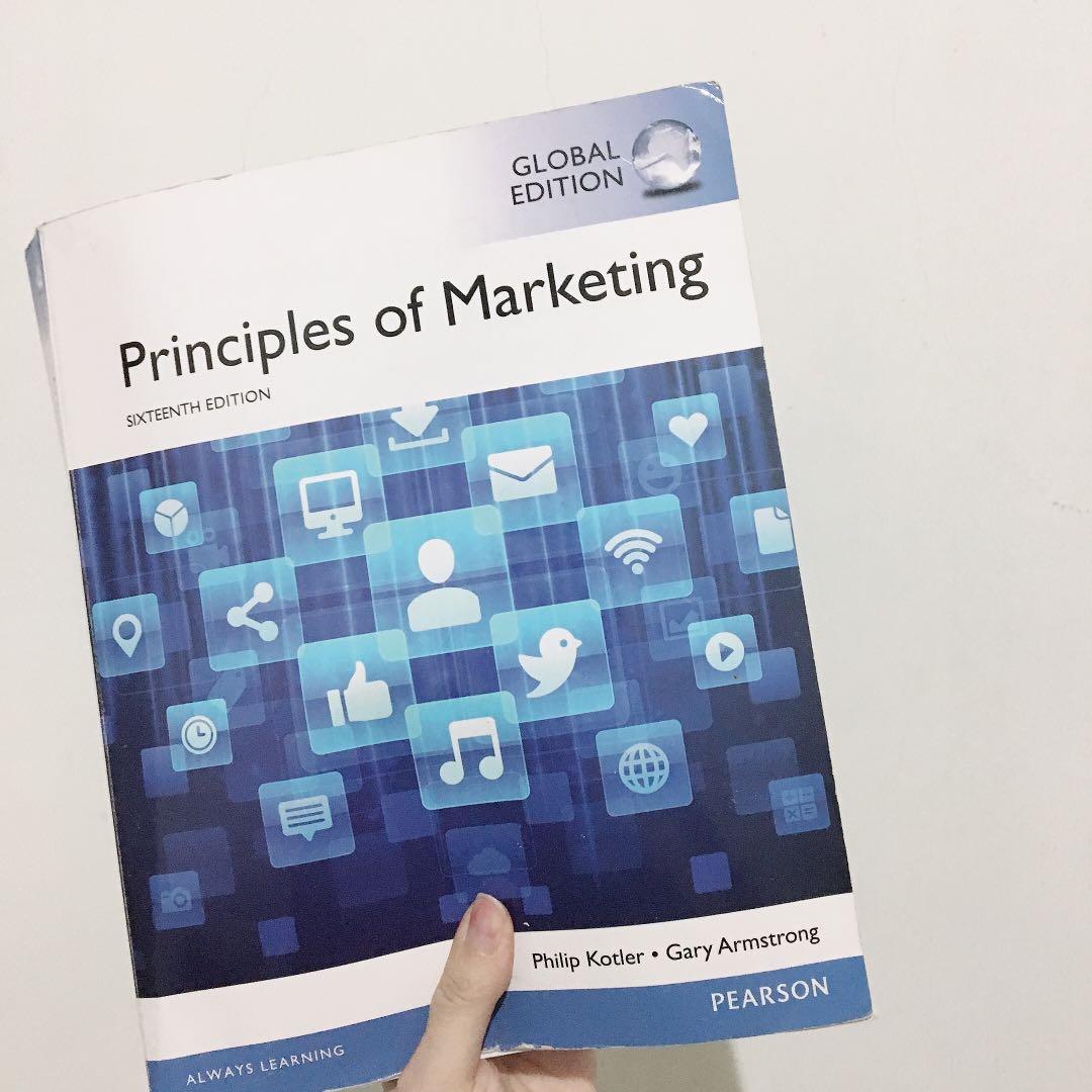 Principles of Marketing sixteenth edition, 教科書在旋轉拍賣