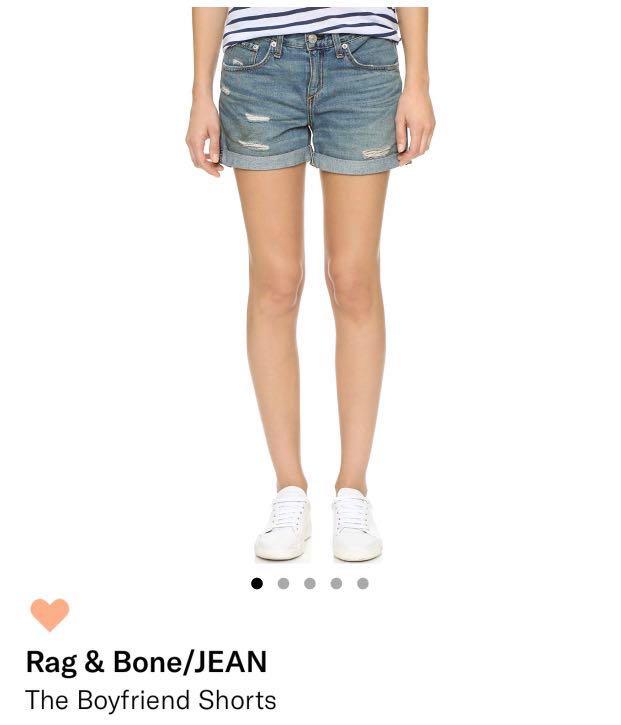 Rag And Bone Boyfriend Jean Shorts 28 Women S Fashion Clothes Pants Jeans Shorts On Carousell